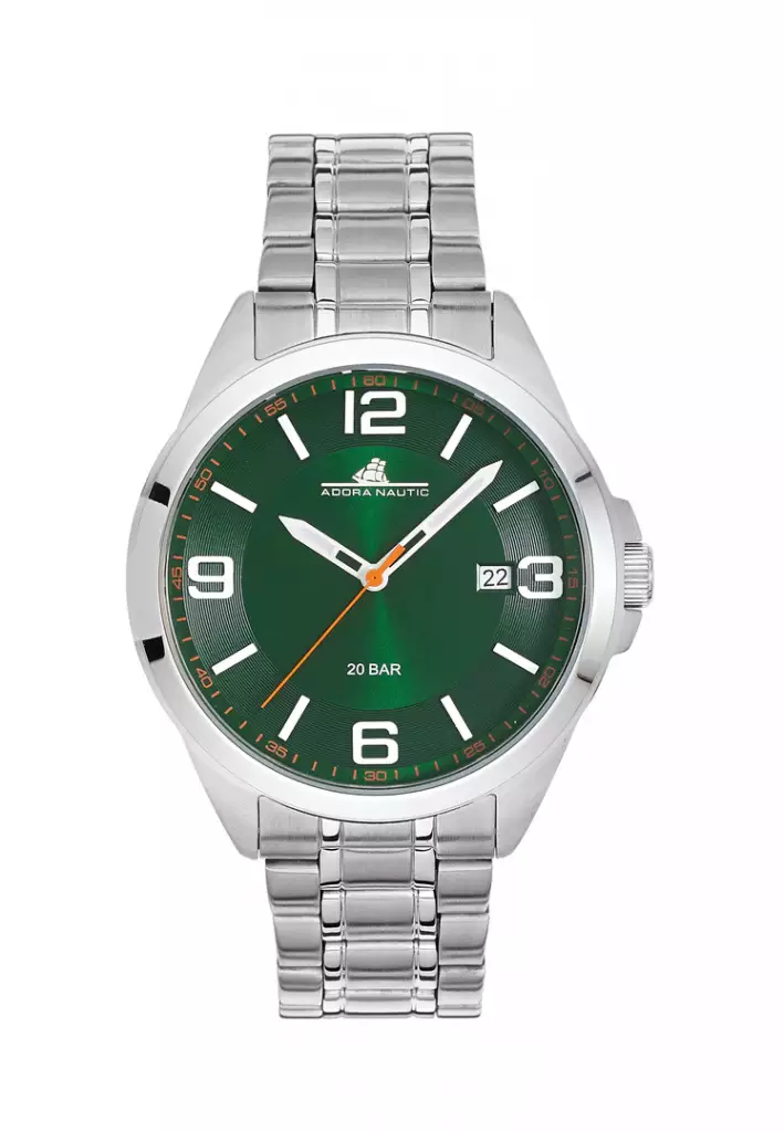 Herrenuhr Edelstahl Adora Herren Uhr Herrenuhr Edelstahl Grün